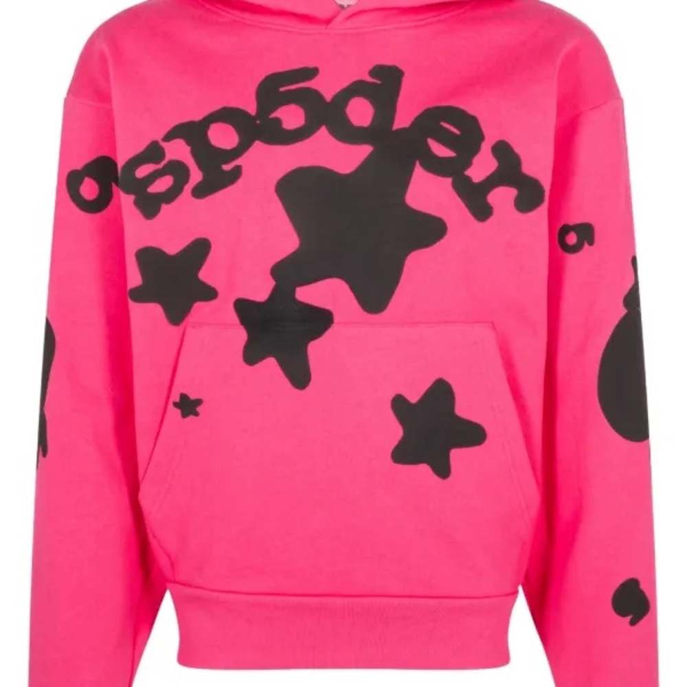 Pink Beluga Sp5der Hoodie